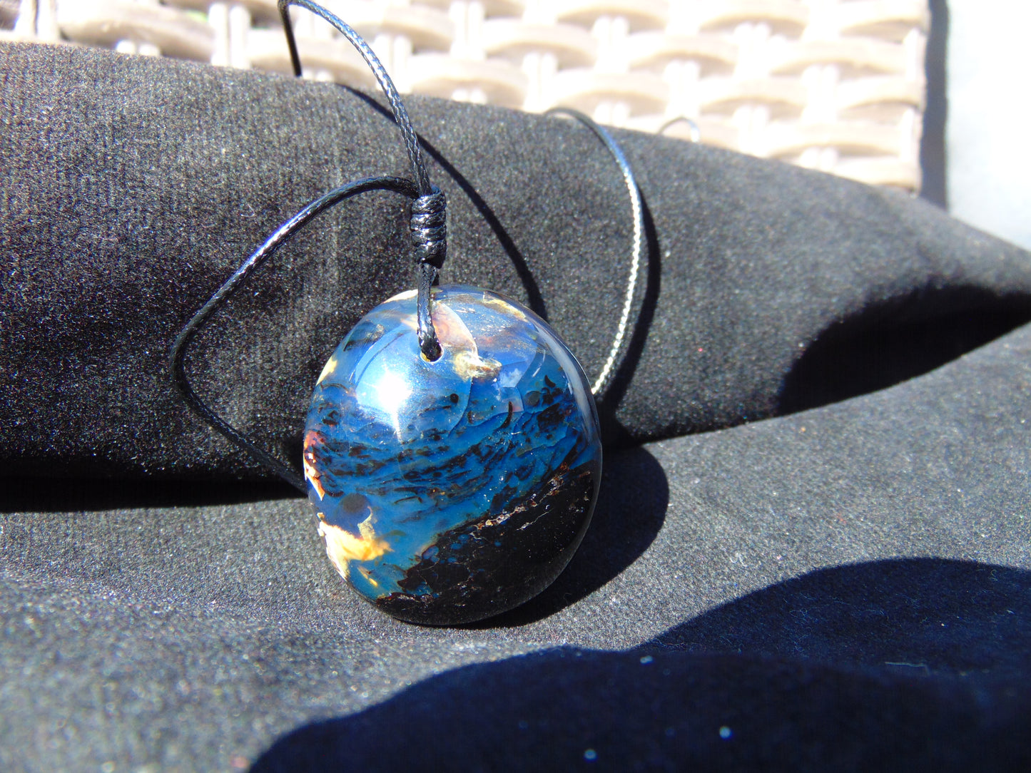 14 gram Pendant Indonesian Blue Amber for Healing 26N100