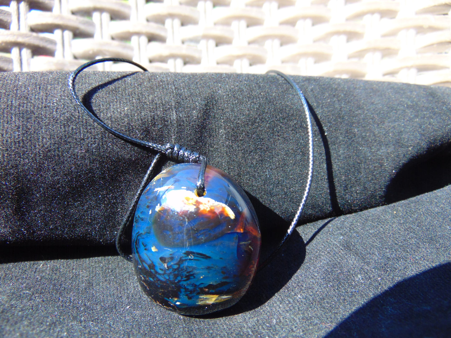 14 gram Pendant Indonesian Blue Amber for Healing 26N100