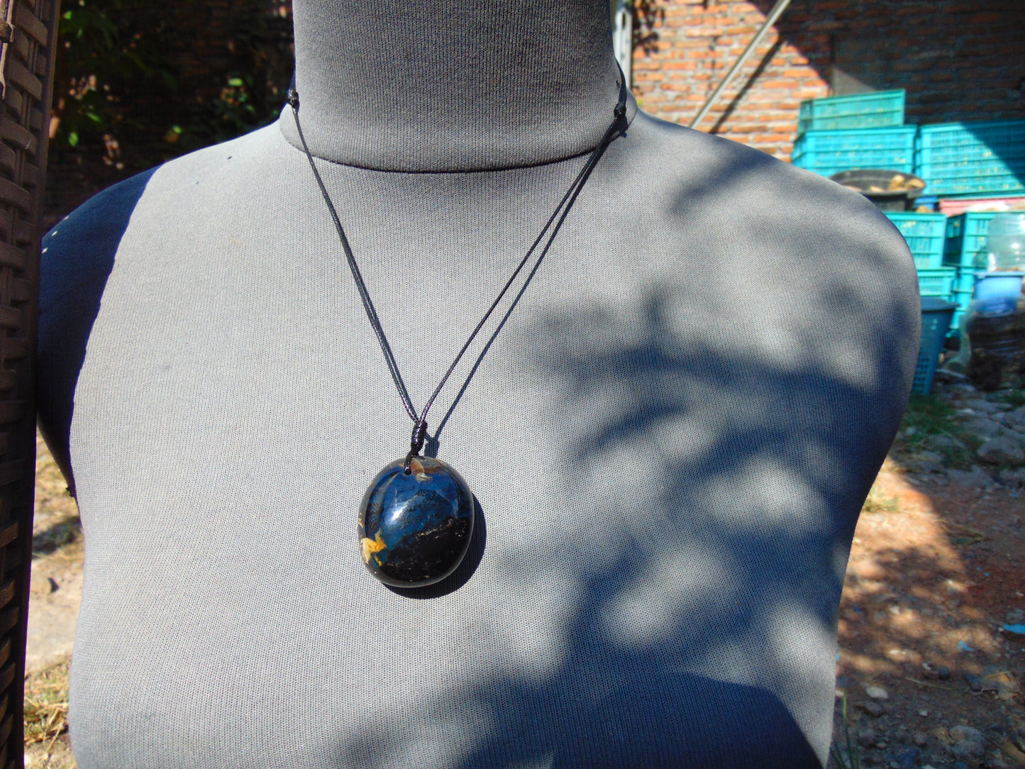 14 gram Pendant Indonesian Blue Amber for Healing 26N100
