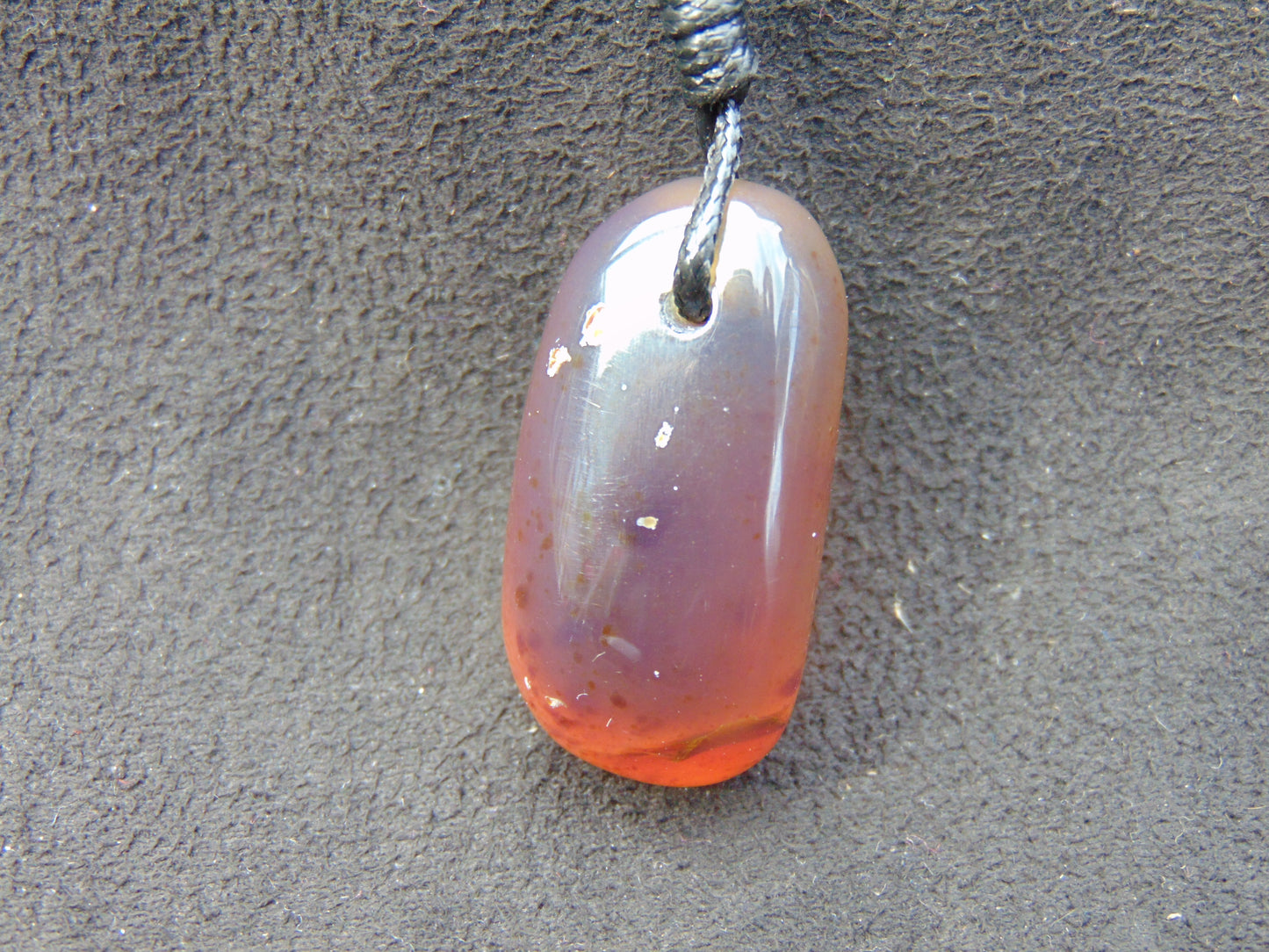 4 gram Pendant Indonesian Blue Red Amber for Healing 26A139