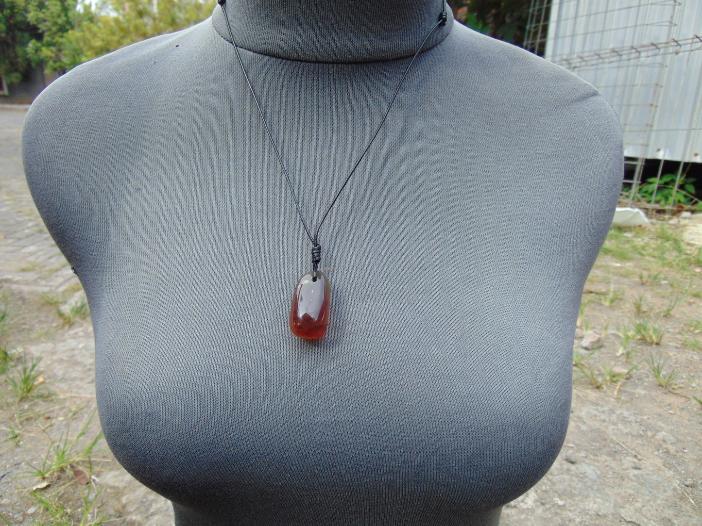 4 gram Pendant Indonesian Blue Red Amber for Healing 26A139