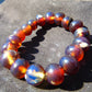 18 Gram 18 Small Beads Bracelet Indonesian Red Bluish Amber for Healing SB41