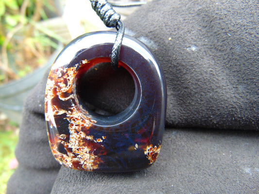 21 gram Ring Pendant Indonesian RED Amber for Healing 25N176