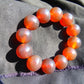 56 gram 12 Beads Mala Bracelet Indonesian Red Amber 20 mm for Healing G20B30