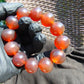 56 gram 12 Beads Mala Bracelet Indonesian Red Amber 20 mm for Healing G20B30