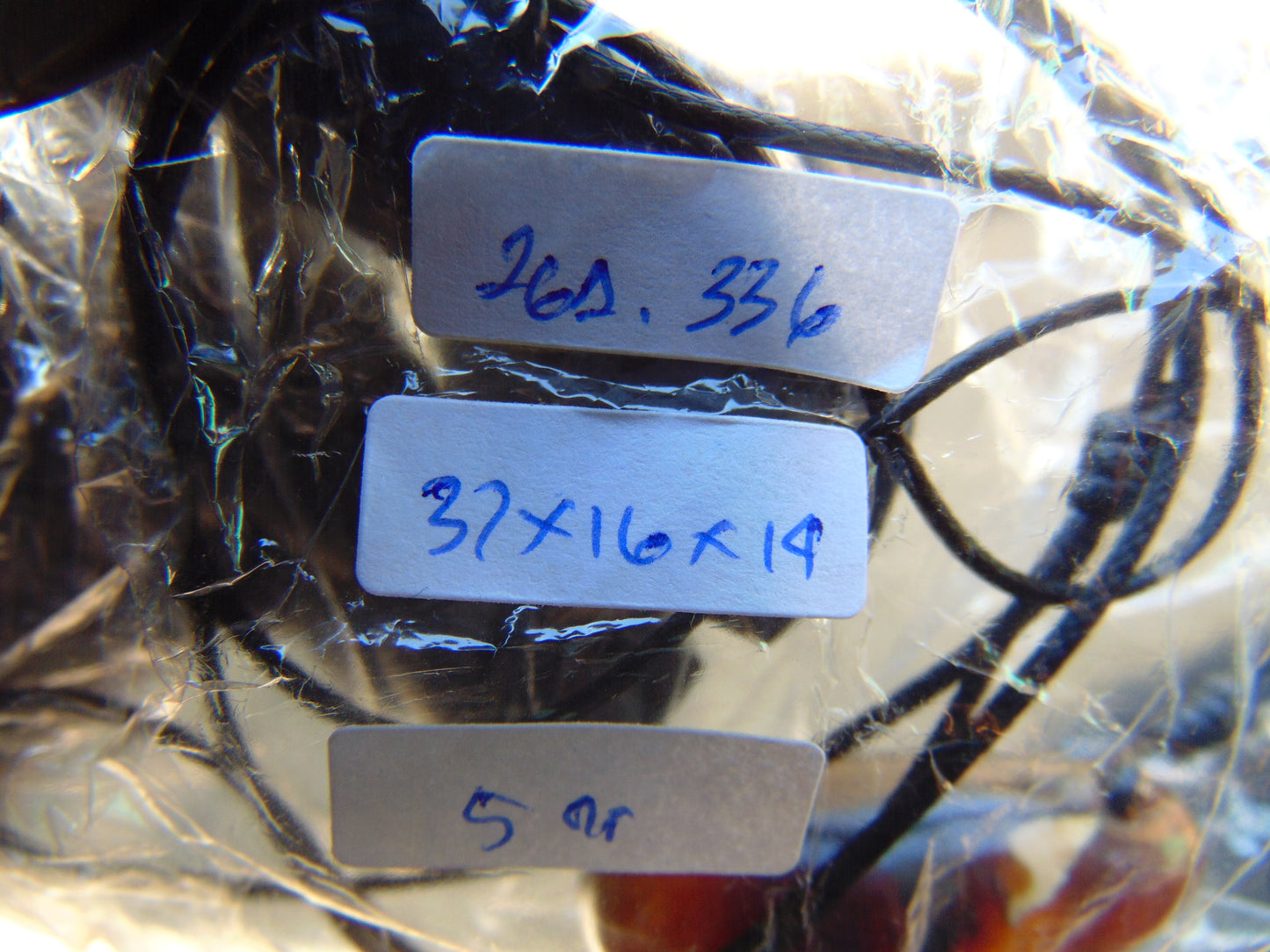 5 gram Teardrop Pendant Indonesian Blue Amber for Healing 26A336