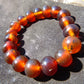 18 Gram 18 Small Beads Bracelet Indonesian Yellow Bluish Amber for Healing SB32