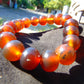 18 Gram 18 Small Beads Bracelet Indonesian Yellow Bluish Amber for Healing SB32