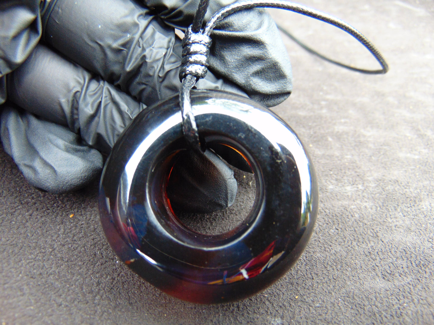 18 gram Ring Pendant Indonesian Blue Amber for Healing 25A219