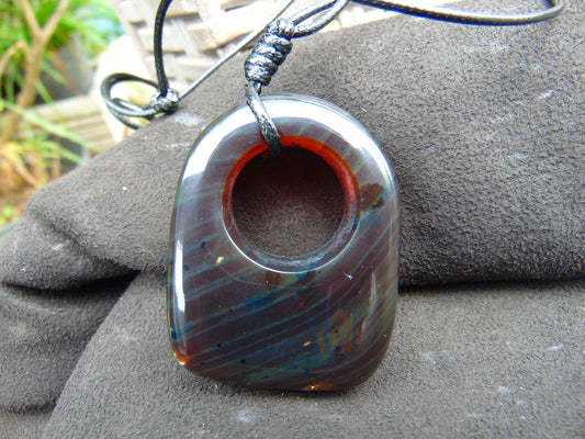 26 gram Ring Pendant Indonesian Blue Amber for Healing 25N174