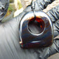 28 gram Ring Pendant Indonesian Blue Amber for Healing 25A216