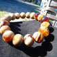 18 Gram 18 Small Beads Bracelet Indonesian White Amber for Healing SB13