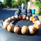 18 Gram 18 Small Beads Bracelet Indonesian White Amber for Healing SB13