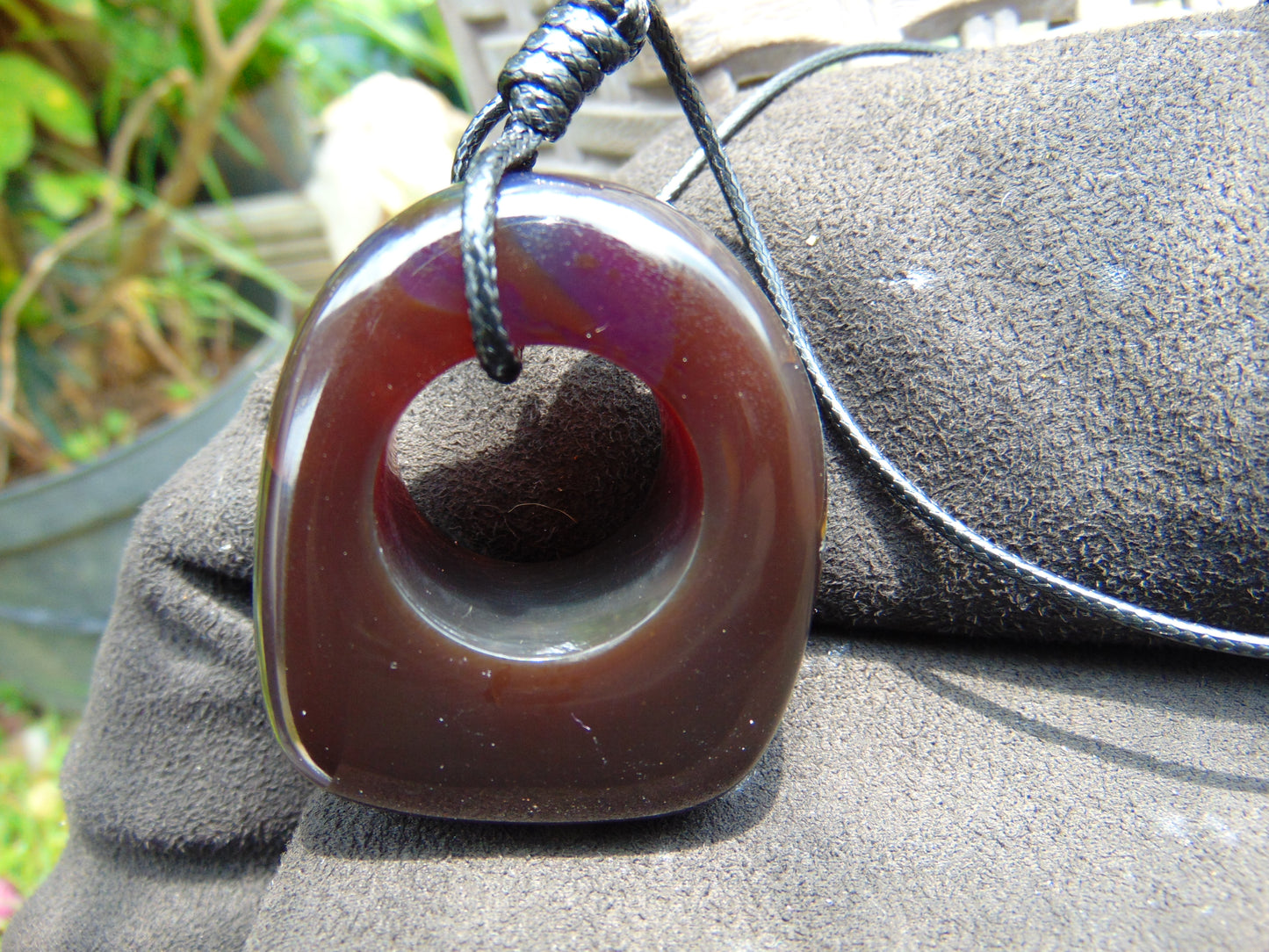 21 gram Ring Pendant Indonesian RED Amber for Healing 25N177