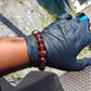 18 Gram 18 Small Beads Bracelet Indonesian Red Bluish Amber for Healing SB36