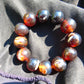 56 gram 12 Beads Mala Bracelet Indonesian Cherry Red Amber 20 mm for Healing G20B15