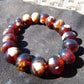 18 Gram 18 Small Beads Bracelet Indonesian Red Bluish Amber for Healing SB27