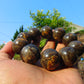 87 gram 10 Beads Mala Bracelet Indonesian Aromatic Perfumed Amber 25 mm for Healing 26MJ4