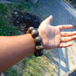 87 gram 10 Beads Mala Bracelet Indonesian Aromatic Perfumed Amber 25 mm for Healing 26MJ4