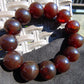 43 gr 13 Beads Mala Bracelet Indonesian Sumatra Dark Amber for Healing G18B8