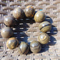 90 gram 10 Beads Mala Bracelet Indonesian Aromatic Perfumed Amber 25 mm for Healing 26MJ6