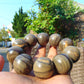 90 gram 10 Beads Mala Bracelet Indonesian Aromatic Perfumed Amber 25 mm for Healing 26MJ6