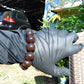 43 gr 13 Beads Mala Bracelet Indonesian Sumatra Dark Amber for Healing G18B8