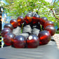 43 gr 13 Beads Mala Bracelet Indonesian Sumatra Dark Amber for Healing G18B3
