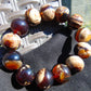 44 gr 13 Beads Mala Bracelet Indonesian Sumatra Dark Amber for Healing G18B7