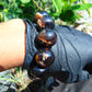 55 gram 12 Beads Mala Bracelet Indonesian Dark Red Amber 20 mm for Healing G20B4