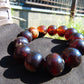 45 gr 13 Beads Mala Bracelet Indonesian Sumatra Dark Amber for Healing G18B4