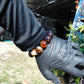 45 gr 13 Beads Mala Bracelet Indonesian Sumatra Dark Amber for Healing G18B4