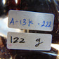 122 gr Small Necklace beads Indonesian Black Blue Amber for Healing A13K222