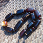 134 gr Small Necklace beads Indonesian dark red Amber for Healing A13K228