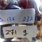 271 gr Small Necklace beads Indonesian Dark Red Amber for Healing A13K232