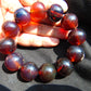 56 gram 12 Beads Mala Bracelet Indonesian Red Blue Amber 20 mm for Healing G20B27
