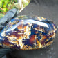 1255 gr Full Polished 16x11x7 cm Indonesian Black Blue Amber for Healing ML61