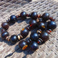 157 gr Small Necklace beads Indonesian Black Amber for Healing A15K239