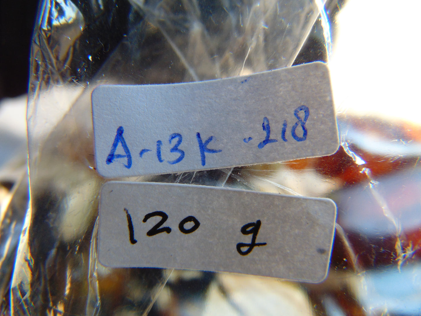 120 gr Small Necklace beads Indonesian Dark White Amber for Healing A13K218