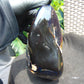 1643 gr Full Polished 22x11x9 cm Indonesian Black Blue Amber for Healing ML59