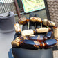 98 gr Small Necklace beads Indonesian White Amber for Healing A13K221