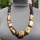 98 gr Small Necklace beads Indonesian White Amber for Healing A13K221