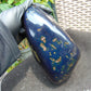 1643 gr Blue Polished 22x11x9 mm Indonesia Black Blue Amber for Healing ML59