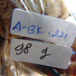 98 gr Small Necklace beads Indonesian White Amber for Healing A13K221