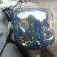 1643 gr Full Polished 22x11x9 cm Indonesian Black Blue Amber for Healing ML59