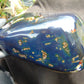 1643 gr Full Polished 22x11x9 cm Indonesian Black Blue Amber for Healing ML59