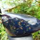 1643 gr Full Polished 22x11x9 cm Indonesian Black Blue Amber for Healing ML59