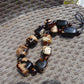 209 gr 23 beads Big Necklace Indonesian white Amber for Healing AWKK11