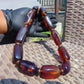 135 gr Small Necklace beads Indonesian Blue Amber for Healing A11K224