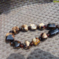 209 gr 23 beads Big Necklace Indonesian white Amber for Healing AWKK11
